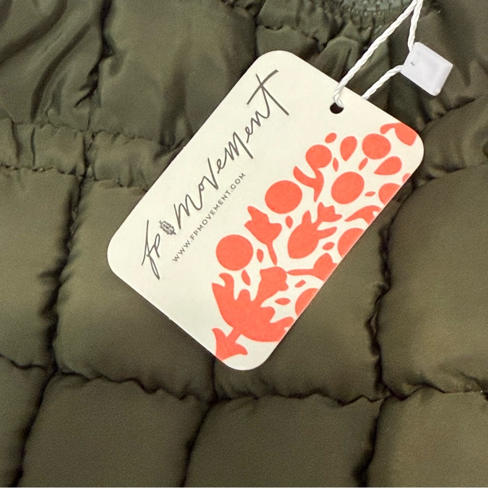 FP Movement by Free People Olive Green Quilted Shoulder Bag - Picture 7 of 16
